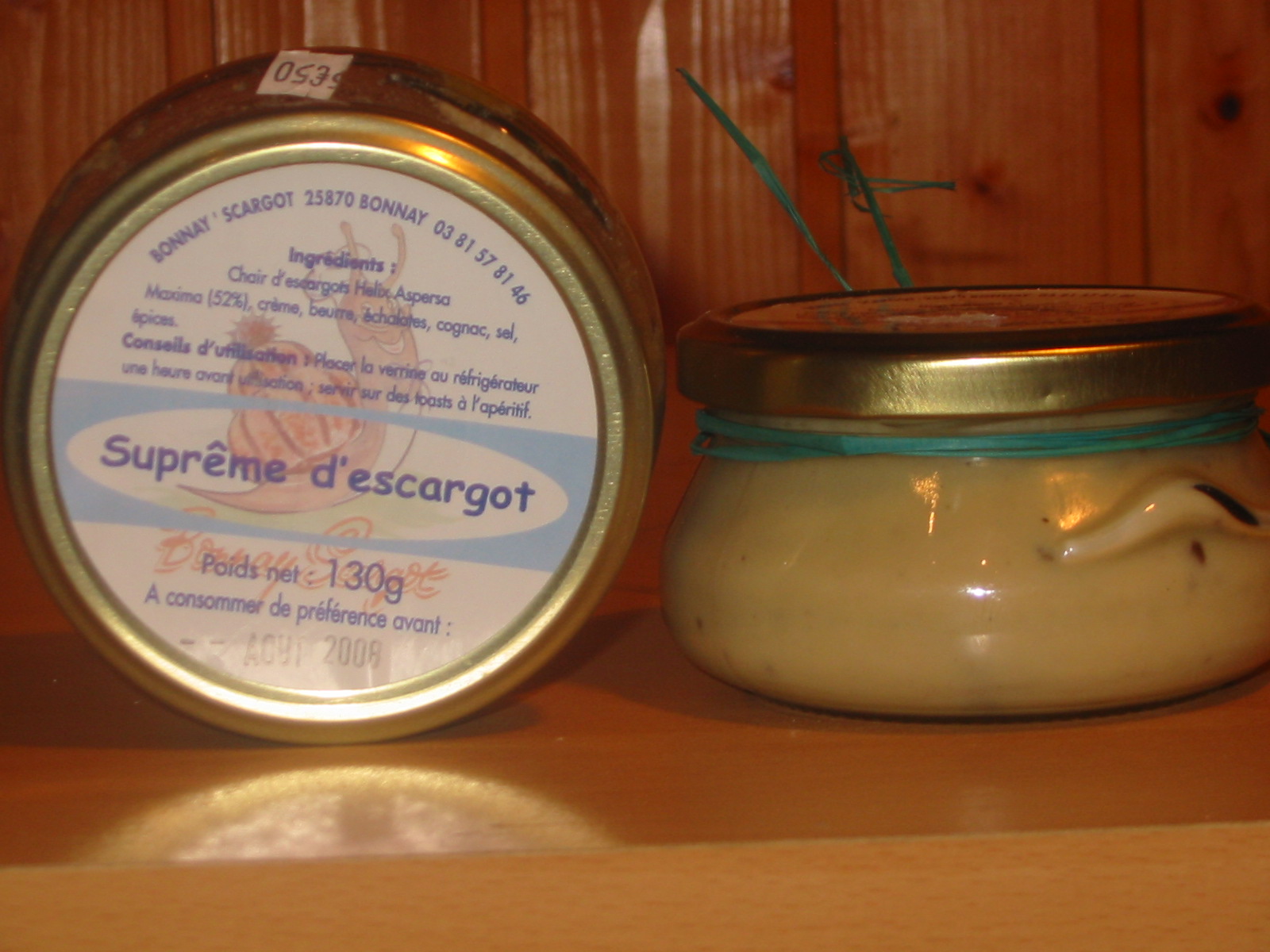 Supr�me d'escargots 130 g