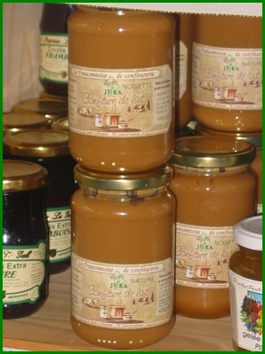 Confiture de lait aux noisettes