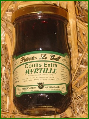 Coulis de myrtille