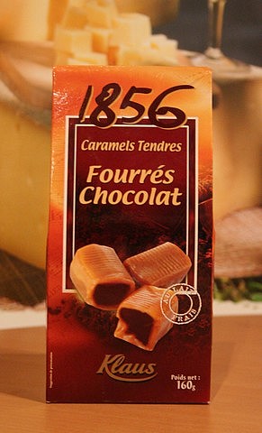 Caramels tendres - chocolat
