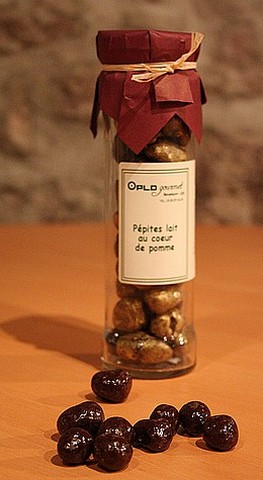 confiselle p�pites lait au coeur de pomme