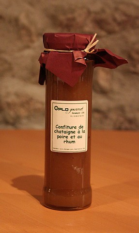 Confiture de ch�taigne � la poire et au rhum