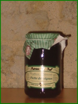 Confiture de p�che de vignes