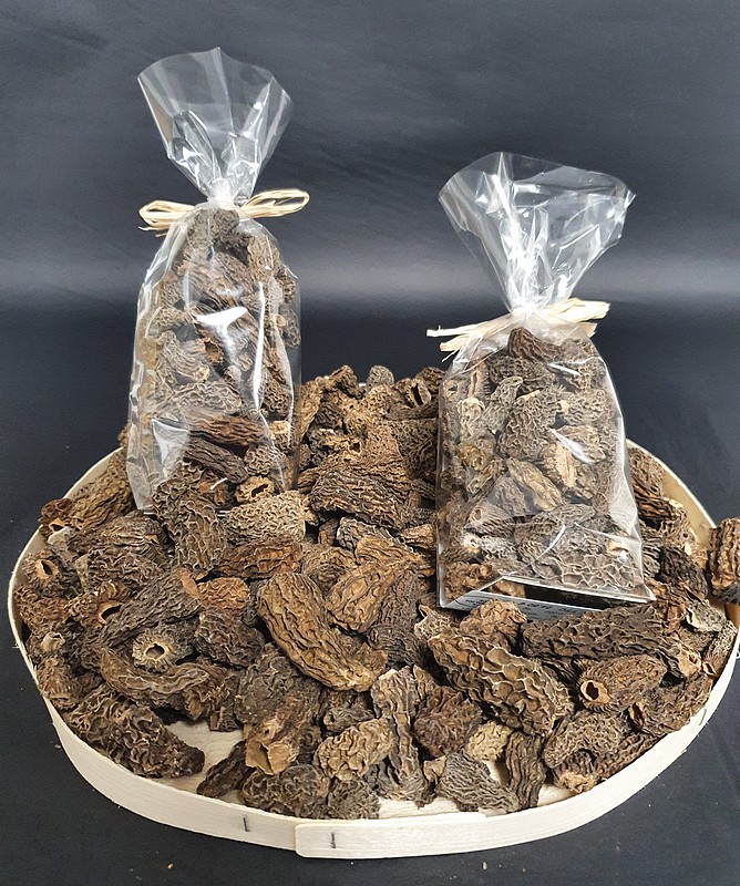 Morilles sèchées sans queue 50 gr