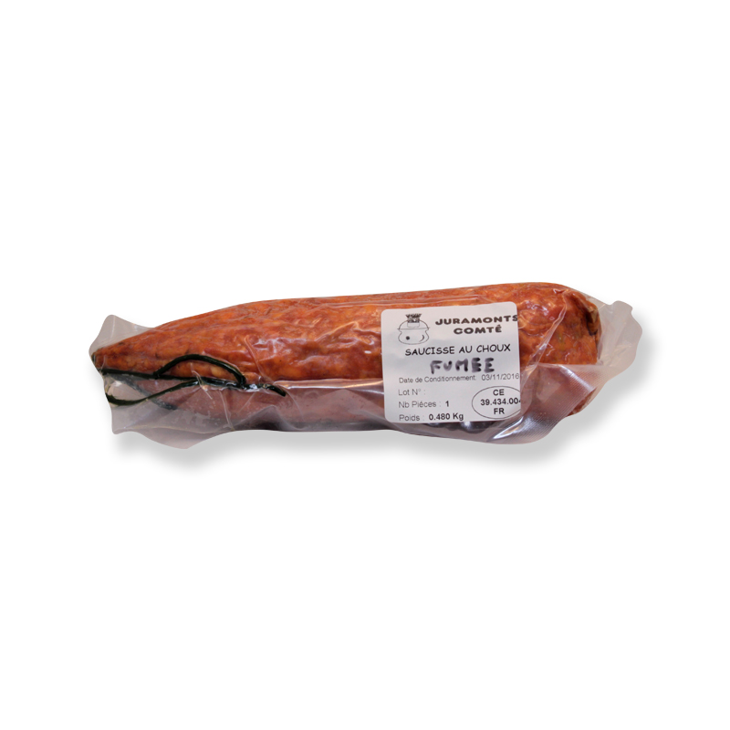 Saucisse au chou fumée