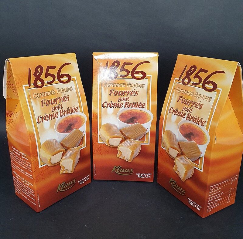 Caramels tendres - crème brûlée
